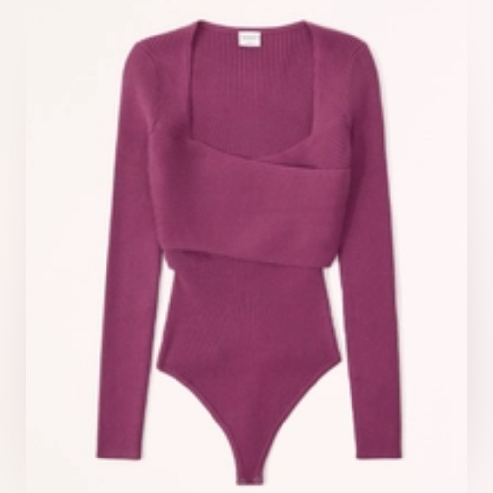 LuxeLoft Wrap Sweater Bodysuit
